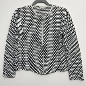 Rayure Paris Fall Zip Jacket Shirt‎ Stretchy Long S
